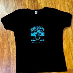 Billie holiday, fitted women’s T-shirt, Medium, gently worn